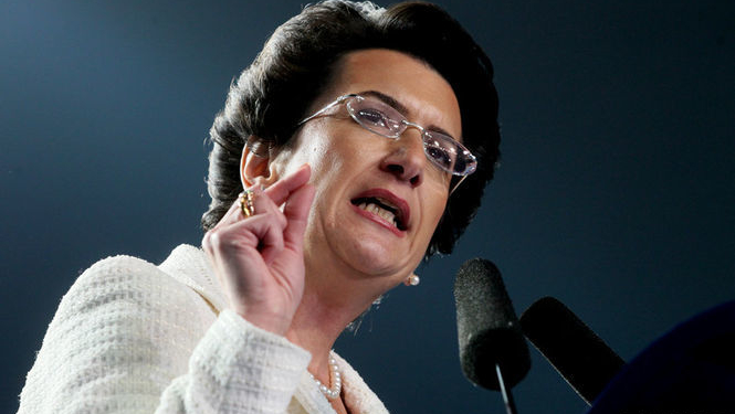 МИД Украины объявил Нино Бурджанадзе персоной нон грата