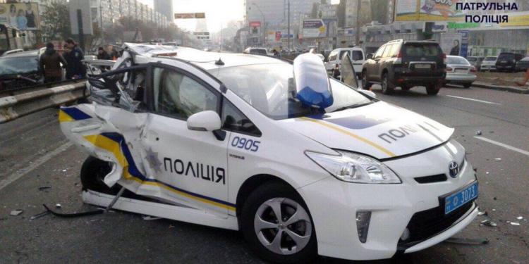 35 ДТП с участием полицейских произошло в Николаевской области