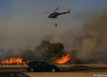 Лесные пожары на юге Франции подступили к Марселю