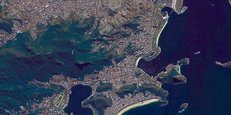 Олимпийское Рио-де-Жанейро: вид из космоса