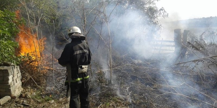 Сжигал мусор, а чуть не сжег жилой дом: в Казанке тушили пожар