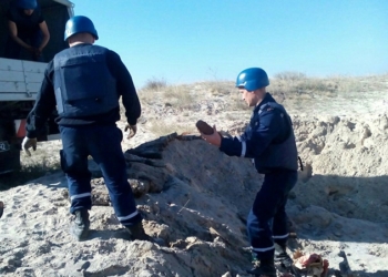 Николаевские спасатели обезвредили 167 взрывоопасных предметов, поднятых со дна моря у Кинбурна
