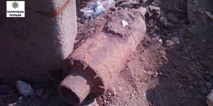 Во 2-м Прибугском переулке в Николаеве нашли бомбу