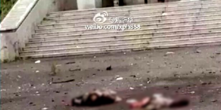 Китаец взорвал себя у здания суда перед бракоразводным процессом