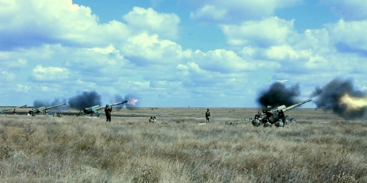 Арта – наше все: на Николаевщине прошли экспериментальные учения артиллерийской бригады