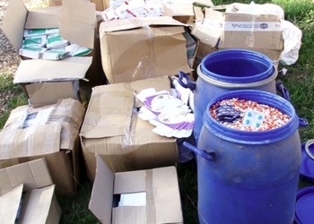 В прикарпатском селе поставили на поток производство фальсифицированных лекарств известных марок