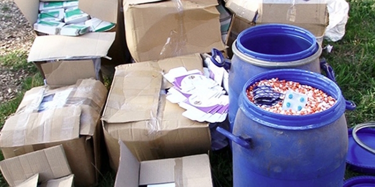 В прикарпатском селе поставили на поток производство фальсифицированных лекарств известных марок