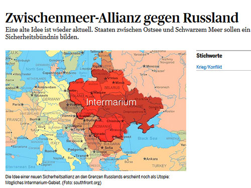 Tages anzeiger. “Междуморский” альянс против России