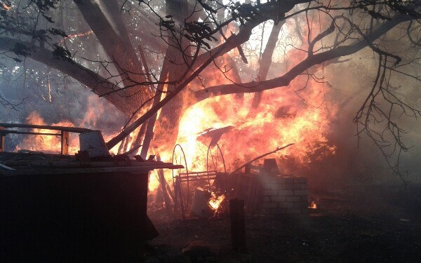 Сначала загорелась сухая трава. В итоге сгорел дом, еще 2 заброшенных дома, 4 хозпостройки, 3 машины, 2 мотоцикла