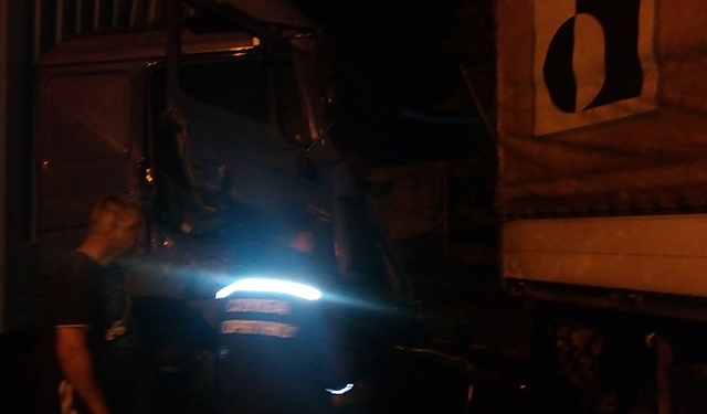 В Вознесенске столкнулись две фуры – водитель одной из них умер в карете скорой помощи