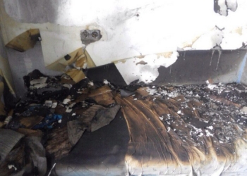 Чтобы потушить пожар в одной из пятиэтажек Южноукраинска, спасателям пришлось использовать тепловизор