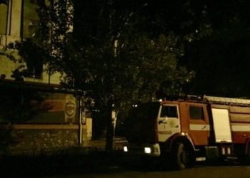 В Николаеве ночью горело общежитие. Есть пострадавшие, приезжал мэр