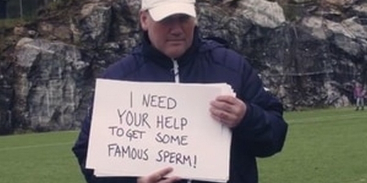 Он думает, что поможет: норвежский тренер по футболу просит у знаменитых футболистов… сперму