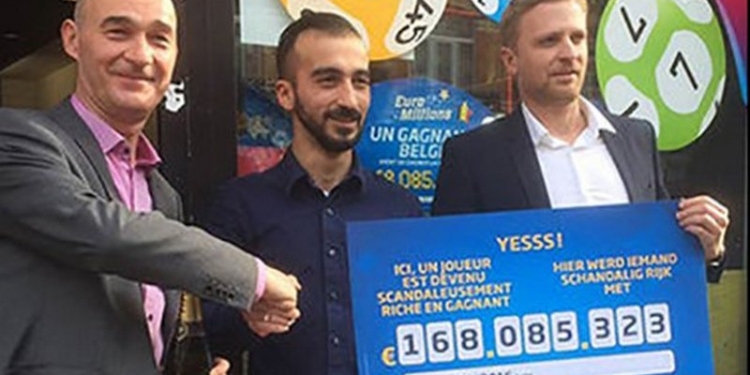 В Бельгии дворник выиграл в лотерею 168 млн. евро