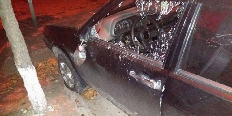 Недоброжелатели николаевского активиста экс-милиционера Игоря Блошко отыгрались на его автомобиле