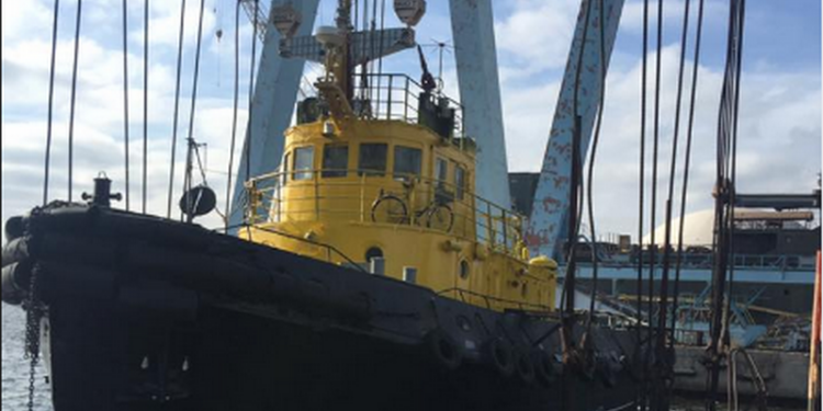 В Николаеве спущен на воду буксир для “Ольвии”