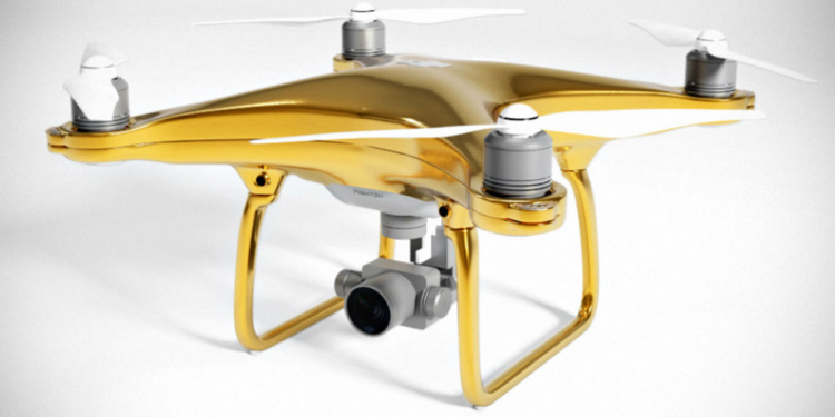 Дорого и глупо. Зачем создали золотой квадрокоптер