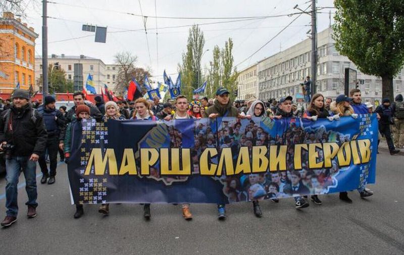 Партия "Свобода" маршем в Киеве отпраздновала свой 25-летний юбилей 3