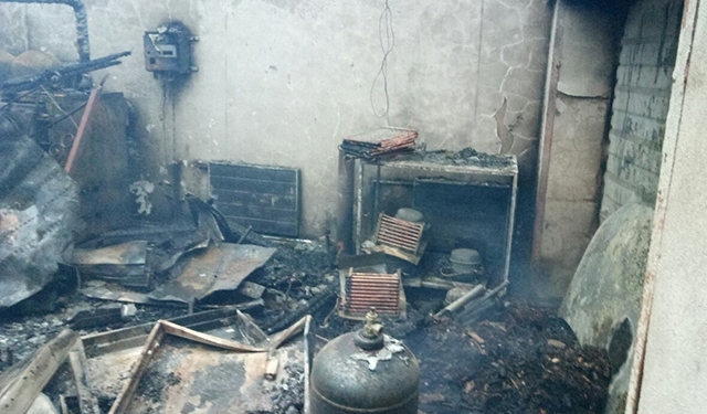 В СВТ «Металлург» горел гараж