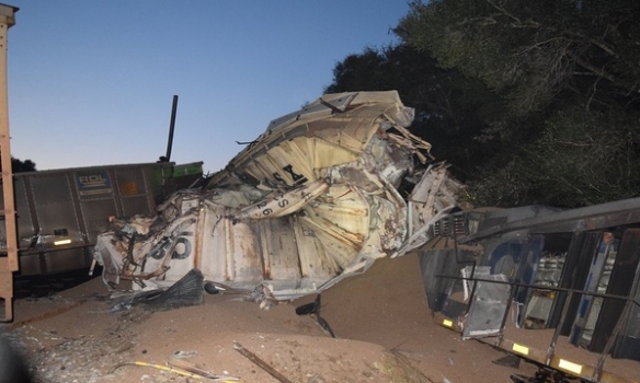 Во Флориде столкнулись два грузовых поезда. Есть пострадавшие