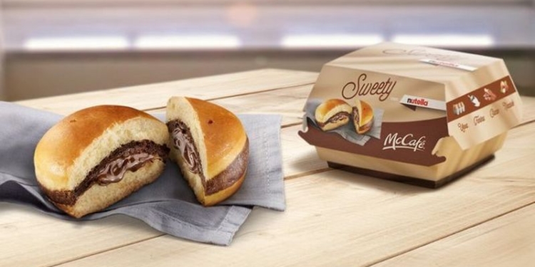 Итальянские McDonald’s продают бургеры с шоколадной пастой