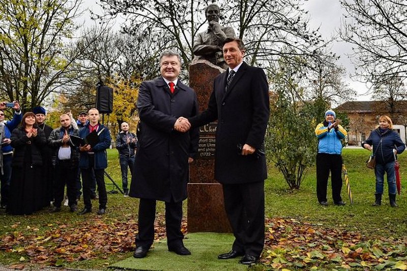 В столице Словении открыли памятник Григорию Сковороде 1