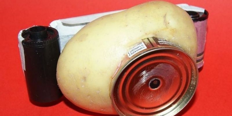 В Австралии мужчина соорудил фотокамеру из картошки и консервной банки