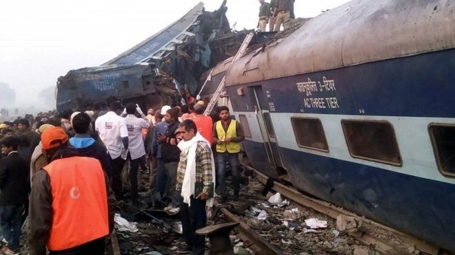 Железнодорожная трагедия в Индии. Уже сообщают о 90 погибших