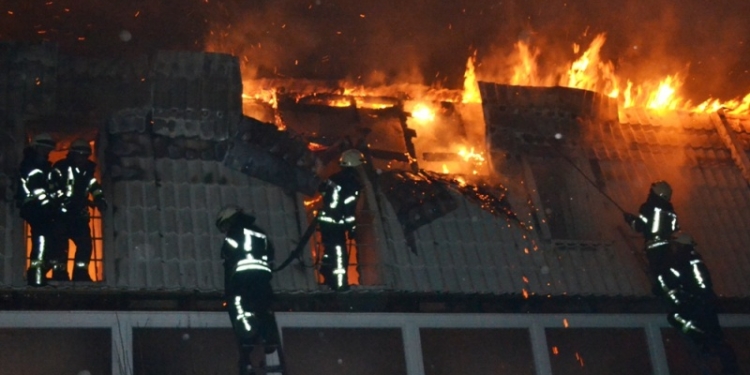 В Одесской новостройке сгорело 10 квартир