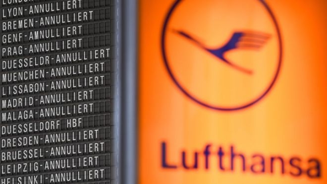 Пилоты авиакомпании Lufthansa продолжат забастовку во вторник и в среду