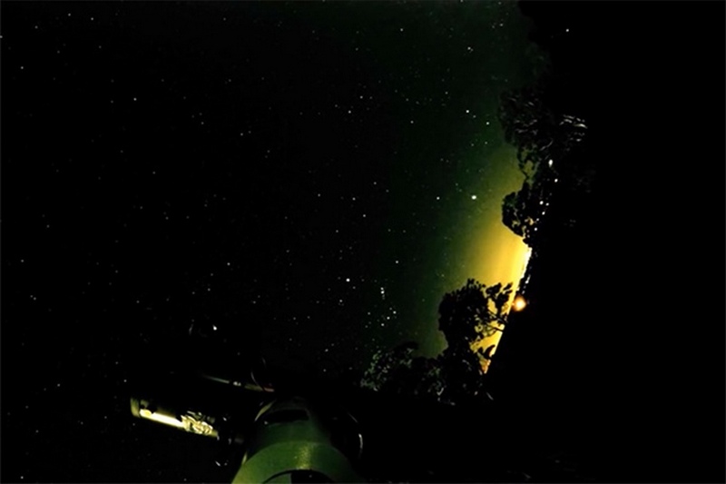 Блогер с помощью камеры GoPro и телескопа показал вращение Земли 1