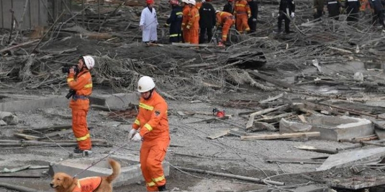 В Китае авария на  строящейся электростанции: десятки жертв