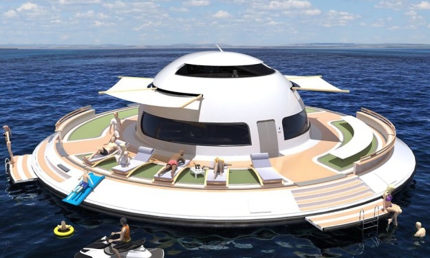 Поплывем! Плавающий дом UFO-2. Через год уже в продаже