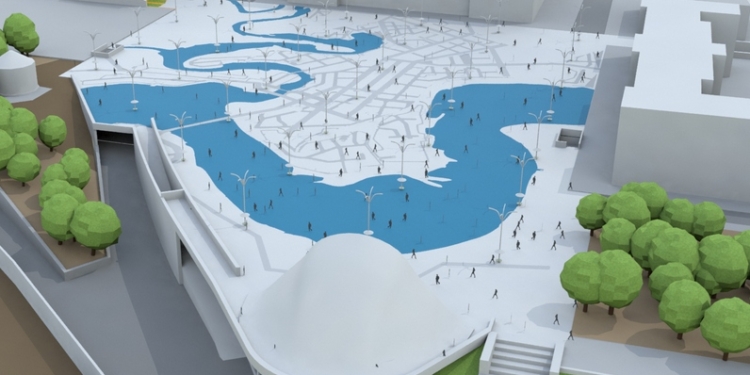 Какой быть Соборной площади Николаева? В мэрии отобрали три лучших проекта: паркинг, фонтан и аллея