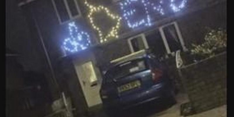 «Это гриб»: британец был арестован полицией за неприличную картинку, выложенную из гирлянды