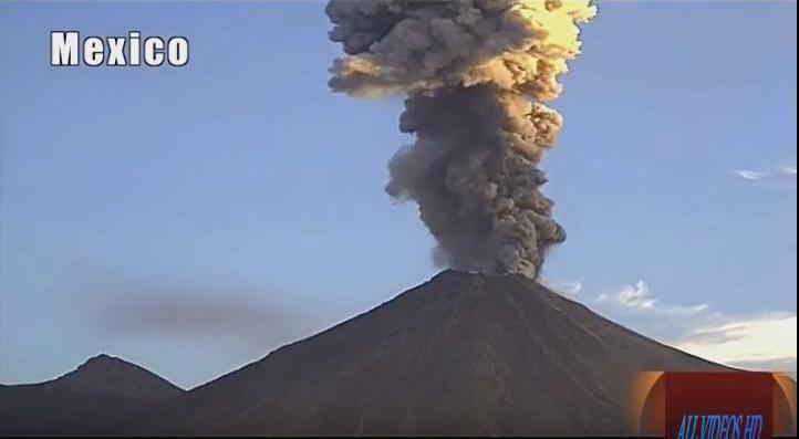 Колима разбушевался: в Мексике извергается «Огненный вулкан» 1