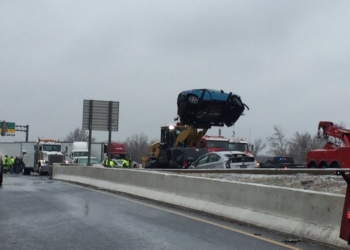 Масштабное ДТП в Южном Балтиморе: столкнулось 67 машин, двое людей погибли