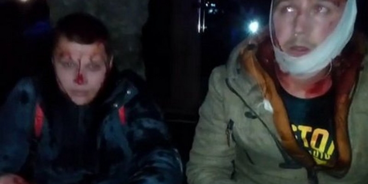 В Киеве «титушек», разгромивших рынок «Харьковский», избили сами торговцы, после чего сдали их в полицию