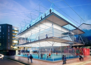 Многоуровневые мобильные футбольные поля: британские архитекторы решили проблему нехватки свободного пространства для спорта в мегаполисах