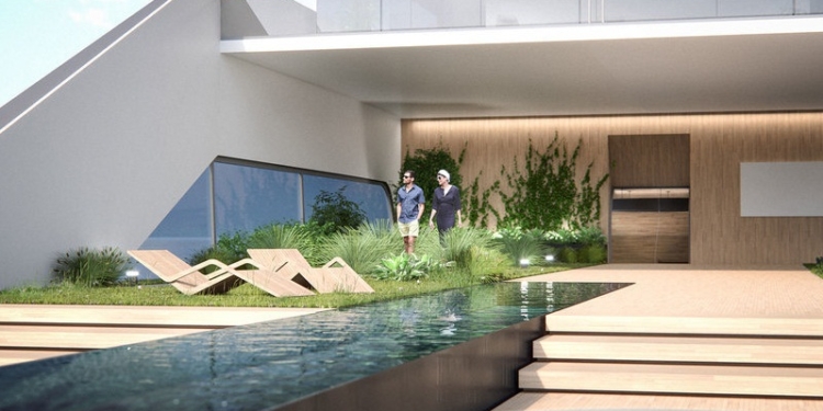 Норвежцы представили супер-яхту с настоящим садом на борту