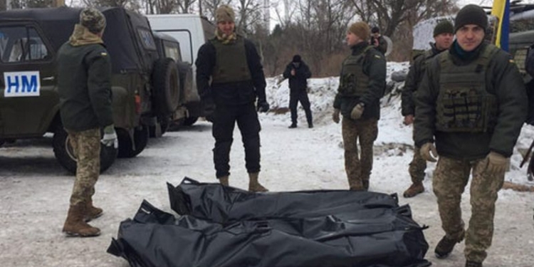 В Счастье передали тела погибших на Светлодарской дуге военных