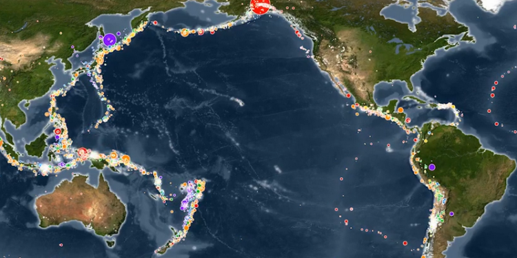 Трясет всех: карта всех землетрясений на Земле за 15 лет
