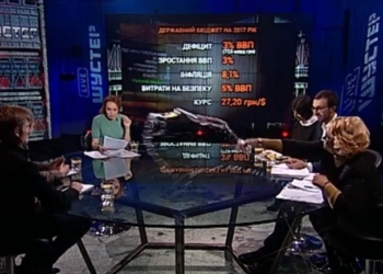 “Это быдло должно было когда-то получить”. Кужель во время прямого эфира облила Мосийчука водой