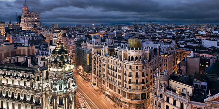 Антиправительственный протест в Мадриде. Испанцы протестуют против маленьких зарплат
