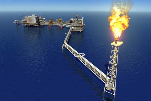 В Каспийском море все еще ищут азербайджанских нефтяников, пропавших вследствие аварии на нефтеплатформе 1