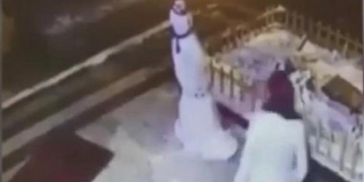 Мгновенная карма: женщина, разрушившая снеговика, пострадала сама