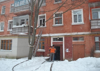 В Николаеве в Рождество горела квартира