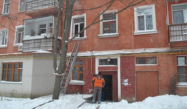 В Николаеве в Рождество горела квартира