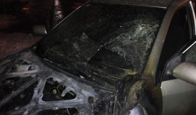 В Николаеве на ПГУ сгорела «Toyota Corolla»