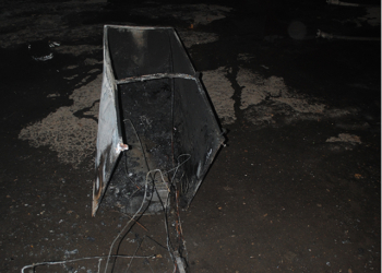 В Николаеве горело предприятие, ремонтирующее бытовую технику